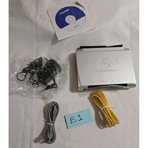 Motorola Modem 12VDC E141744 Router With Power Cord